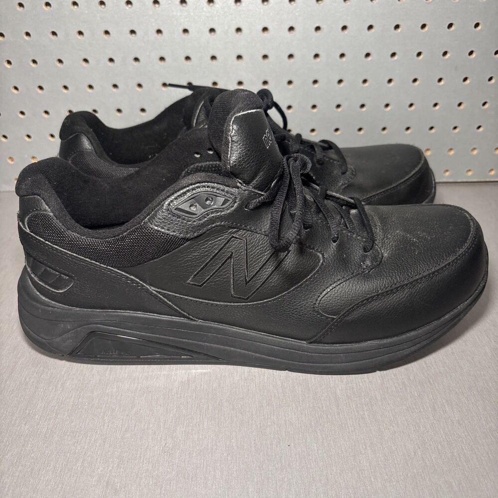 New Balance 928v3 Walking Shoes Mens 12.5 6E Wide Black Leather Comfort Sneakers